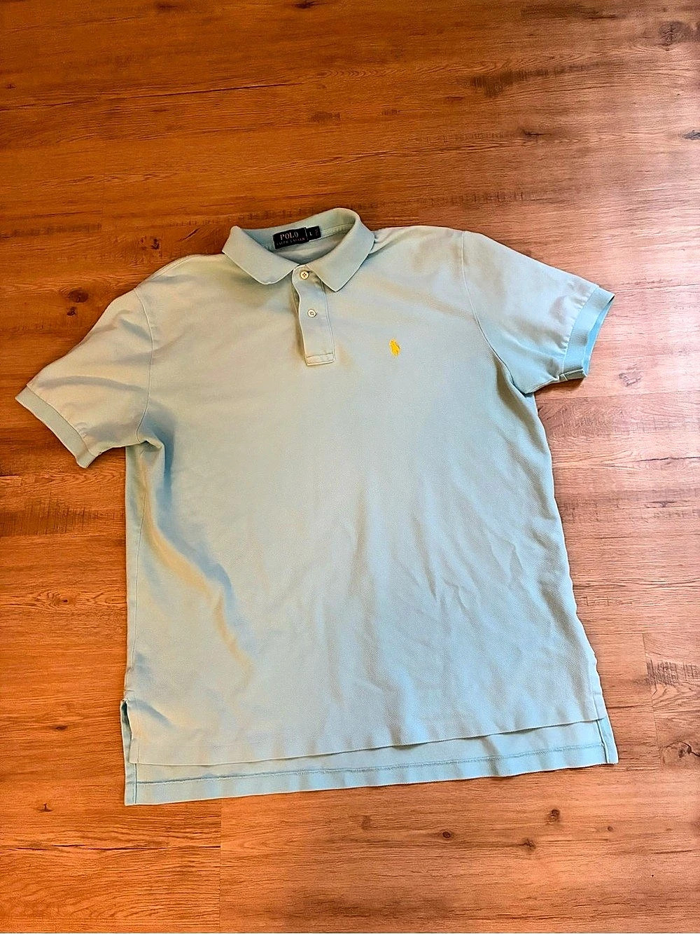 Polo Ralph Lauren Classic Fit Cotton Mesh Polo Shirt Blue